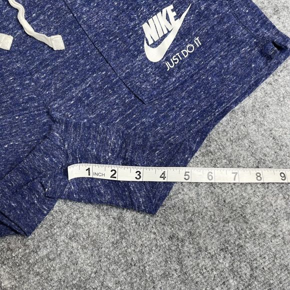 Nike Gym Romper Womens XS Racerback Snap Shoulder Drawstring Waist Blue - Picture 12 of 13